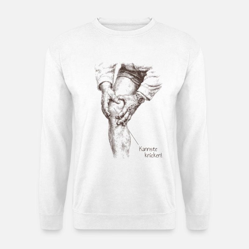 Kannste knicken! - Unisex Pullover - Weiß
