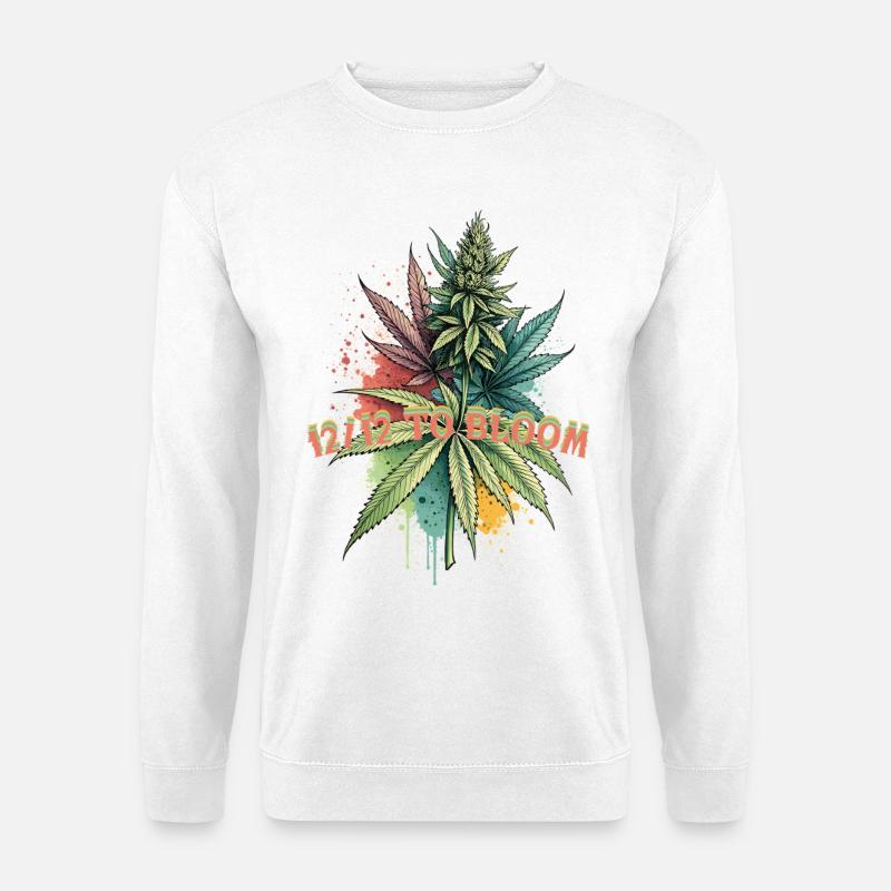 12 /12 to bloom - Unisex Pullover - Weiß