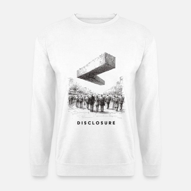 Triangle UFO - Unisex Sweatshirt - white