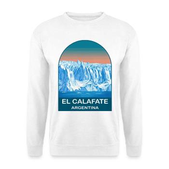 El Calafate Argentina Perito Moreno Glacier Art - Unisex Sweatshirt - white - Front