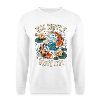 KOI RIPPLE WATCH - Unisex Pullover - Weiß - Vorne