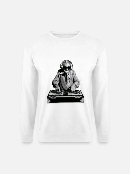 DJ Oma - Unisex Pullover - Weiß
