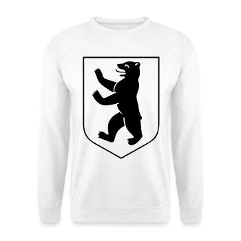 Berliner Bär - Berliner Wappen - Unisex Pullover - Weiß - Vorne