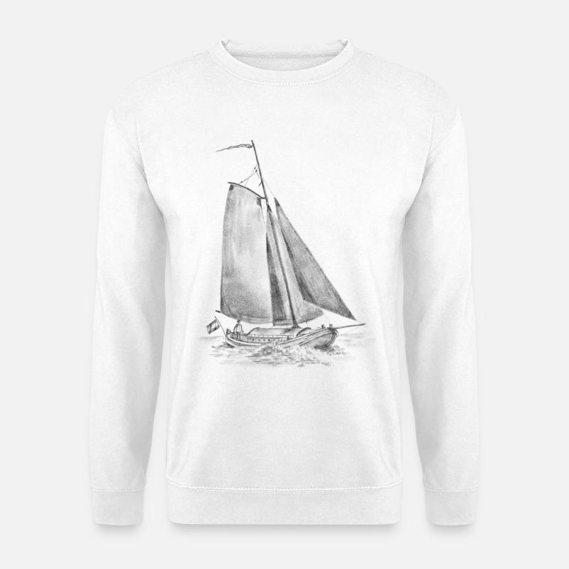 Lemsteraake auf Kurs - Unisex Pullover - Weiß