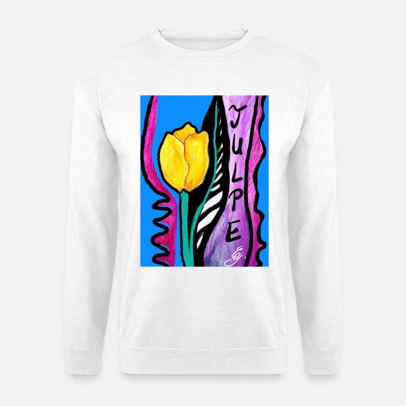 EG Blumen I Tulpen I Holland I Urlaub Geburtstag - Unisex Pullover - Weiß