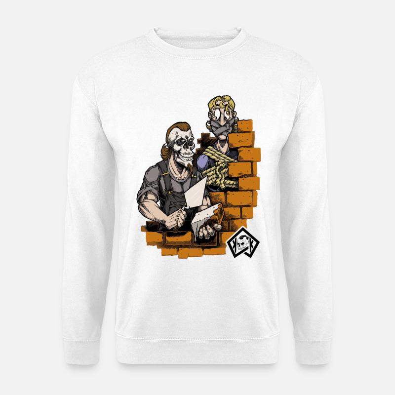 Bricklayer, master mason, craftsman, construction technician - Unisex Sweatshirt - white