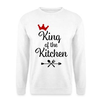 King of the Kitchen - Unisex Sweatshirt - white - Front