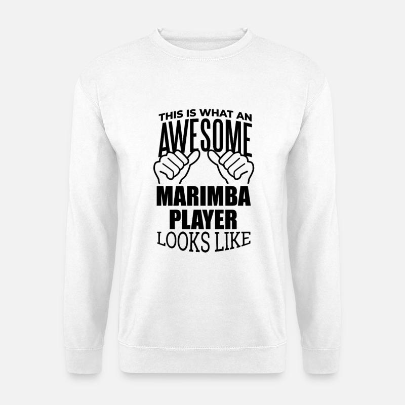 Marimba - Unisex Pullover - Weiß