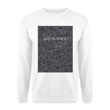 Lost In Space You are here - Sweat-shirt Unisexe - blanc - Devant
