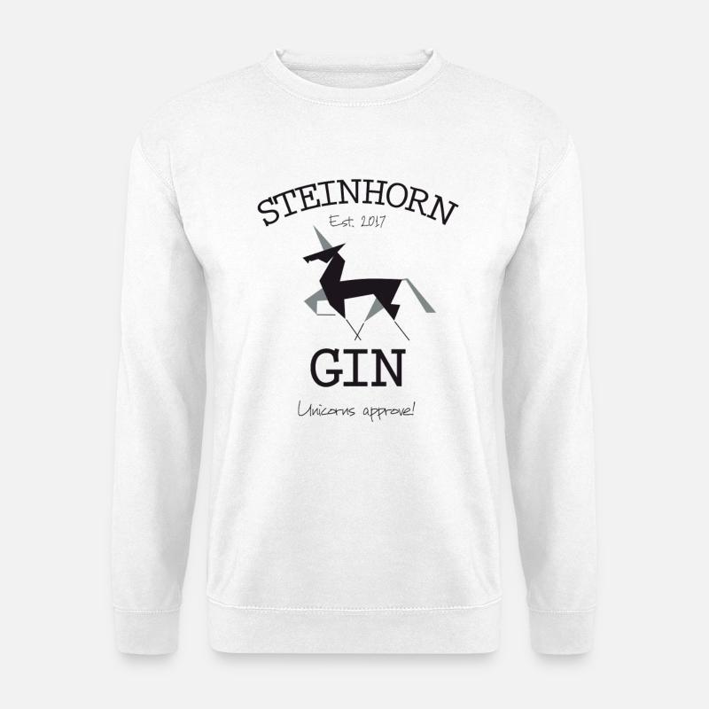 Steinhorn Gin - Est. 2017 - Unisex Pullover - Weiß