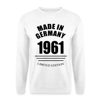 Fabriqué en Allemagne 1961 Édition limitée - Sweat-shirt Unisexe - blanc - Devant
