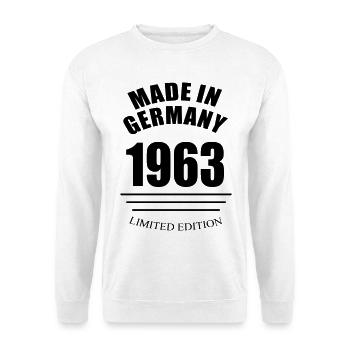 Fabriqué en Allemagne 1963 édition limitée - Sweat-shirt Unisexe - blanc - Devant