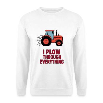 Je fouille dans tout - Sweat-shirt Unisexe - blanc - Devant