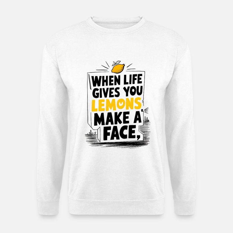 Make a Face - Unisex Sweatshirt - white