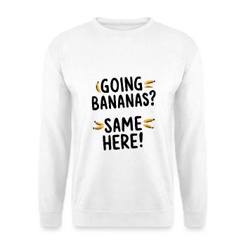 Going Bananas - Unisex Sweatshirt - white - Front