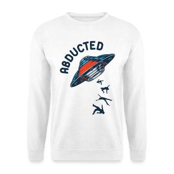 ufo_abducted_alien_mars - Unisex Pullover - Weiß - Vorne