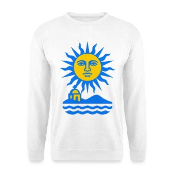 Greece Sun Art - Unisex Pullover - Weiß - Vorne