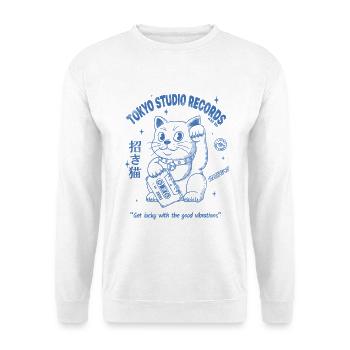 Maneki Neko - Unisex Sweatshirt - white - Front