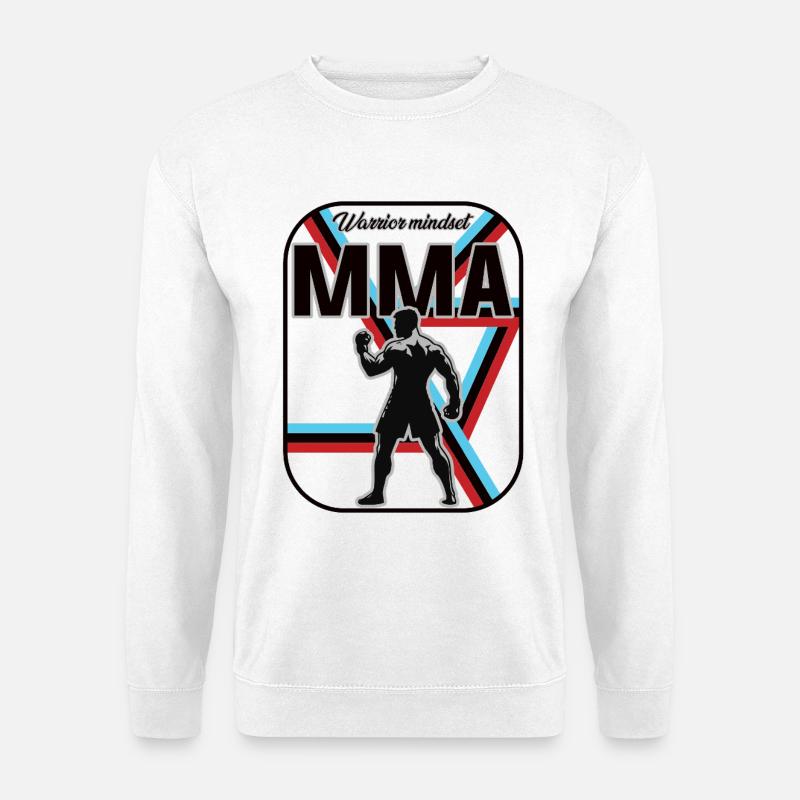 MMA Design – Warrior Mindset - Unisex Sweatshirt - white