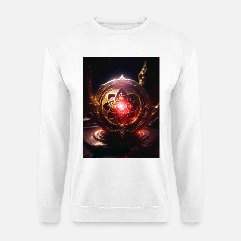 Wurzelchakra – Muladhara: Feuer der Erde - Unisex Pullover - Weiß