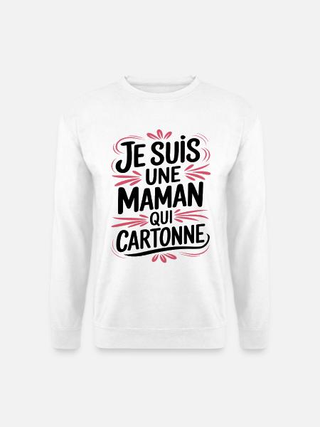 Ich bin eine erfolgreiche Mutter - Unisex Pullover - Weiß