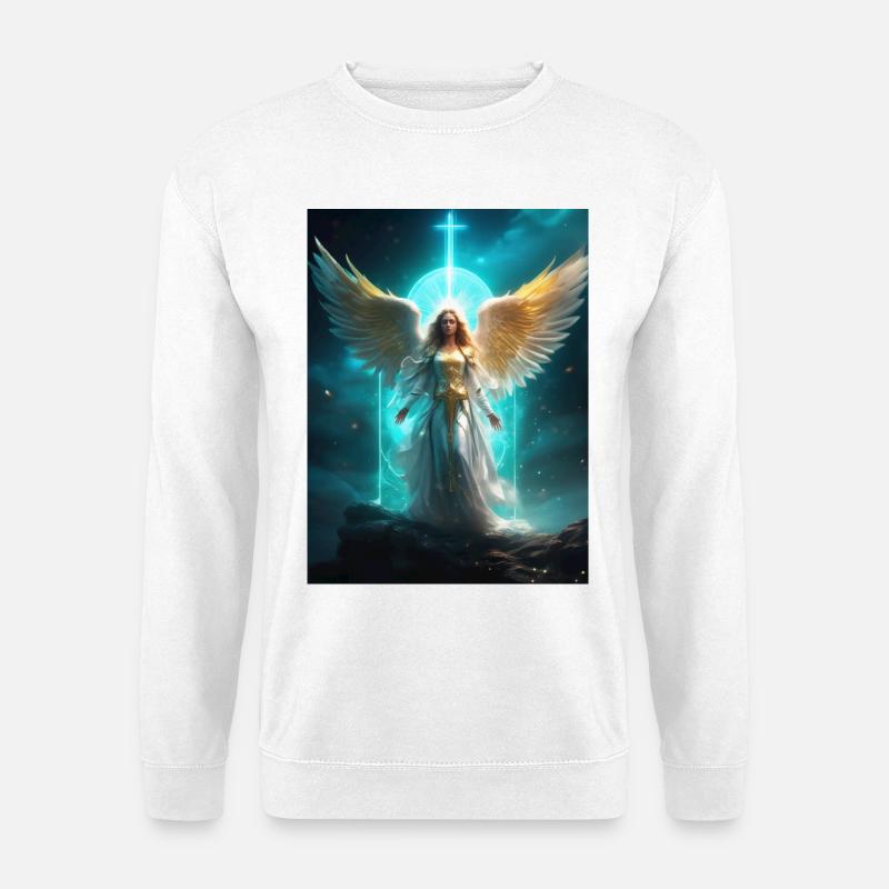 Hueter_des_Lichts - Unisex Pullover - Weiß