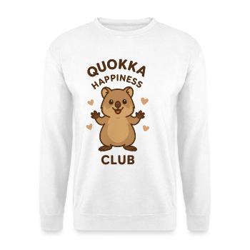 Quokka Happiness Club - Unisex Sweatshirt - white - Front