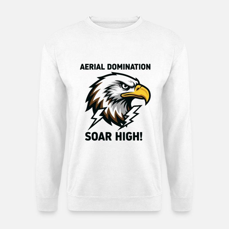Luftbeherrschung Adler Royal Force - Unisex Pullover - Weiß