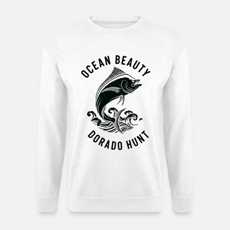 Seefischer-Dorado - Unisex Pullover - Weiß