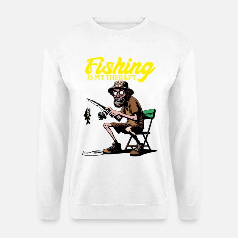 FishingTherapy - Unisex Sweatshirt - white