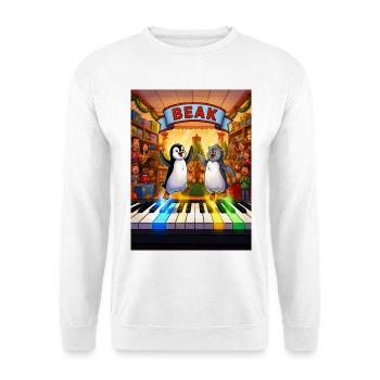 Récital de piano Beak’s Toy Store - Sweat-shirt Unisexe - blanc - Devant
