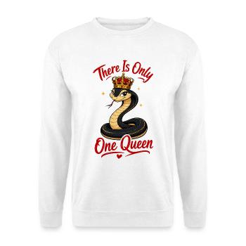 King Cobra : La seule reine - Sweat-shirt Unisexe - blanc - Devant