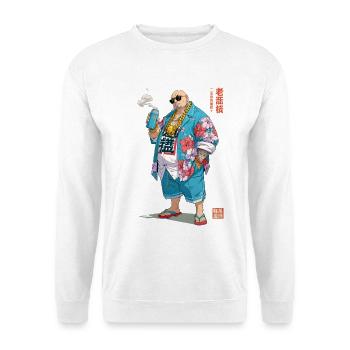 Tropical gangster in aloha style - Unisex Sweatshirt - white - Front