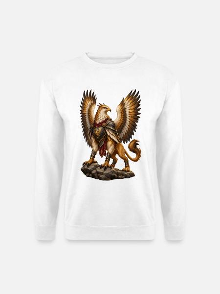 Kriegsadler Rüstung - Unisex Pullover - Weiß