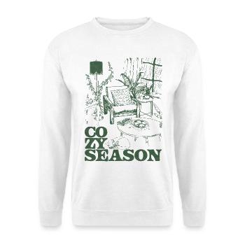 GEMÜTLICHE SAISON - Unisex Pullover - Weiß - Vorne - Alina (178cm) & Michal (187cm)