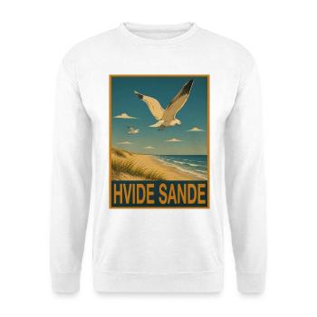 Hvide Sande - Unisex Pullover - Weiß - Vorne - Alina (178cm) & Michal (187cm)