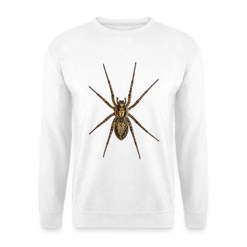 Spinne-Nosferatu - Unisex Pullover - Weiß - Vorne - Alina (178cm) & Michal (187cm)