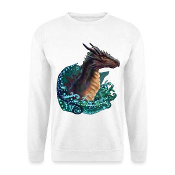 dragon - Unisex Sweatshirt - white - Front