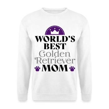 Golden retriever - Unisex Sweatshirt - white - Front