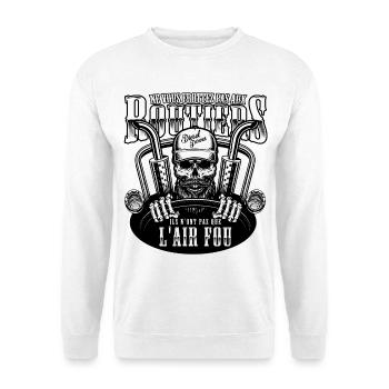 Ne vous frottez pas aux Routiers Ils ont l'air fou - Sweat-shirt Unisexe - blanc - Devant