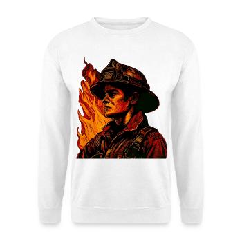 Fireman - Unisex Sweatshirt - white - Front