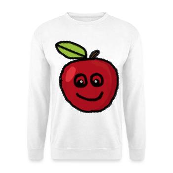 Apple, Fruit, Fruit, Mindfulness, Health, Vitamins - Unisex Sweatshirt - white - Front