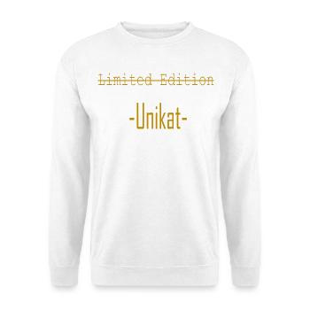 Limited Edition Unique Piece - Unisex Sweatshirt - white - Front