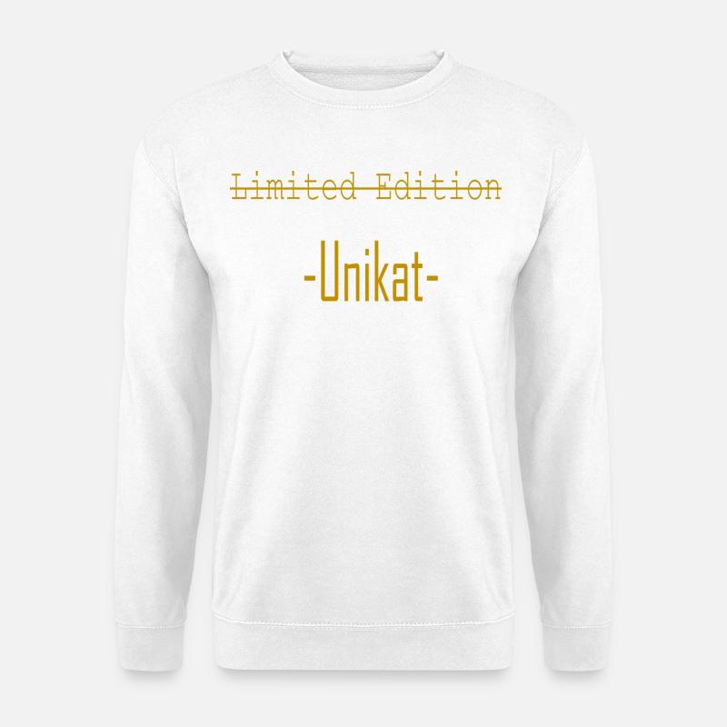 Limited Edition Unikat - Unisex Pullover - Weiß