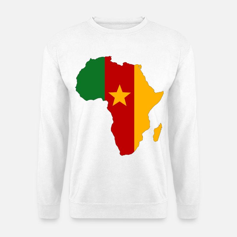 Drapeau du Sénégal Afrique - Sweat-shirt Unisexe - blanc