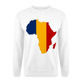 Tschad_Flagge_Afrika - Unisex Sweatshirt - white - Front
