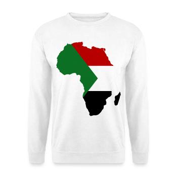 Sudan_Flagge_Afrika - Unisex Sweatshirt - white - Front