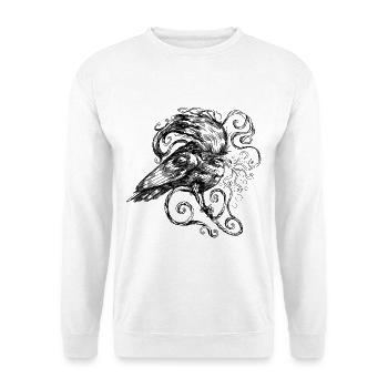 HEXENVOGEL - Unisex Pullover - Weiß - Vorne