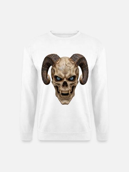 Totenkopf Halloween - Unisex Pullover - Weiß