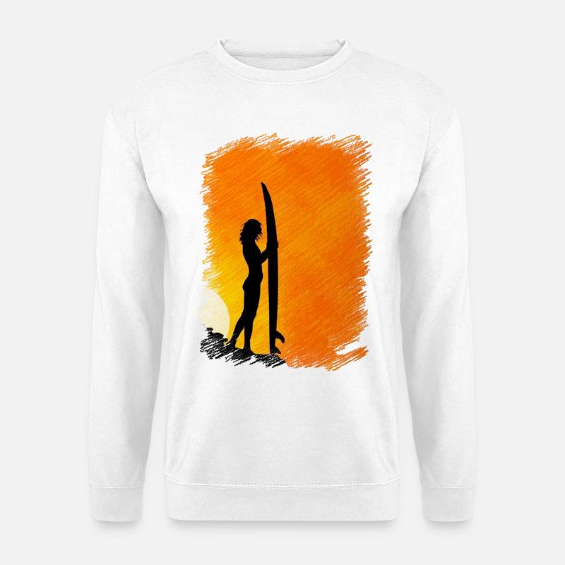 surfing - Unisex Sweatshirt - white